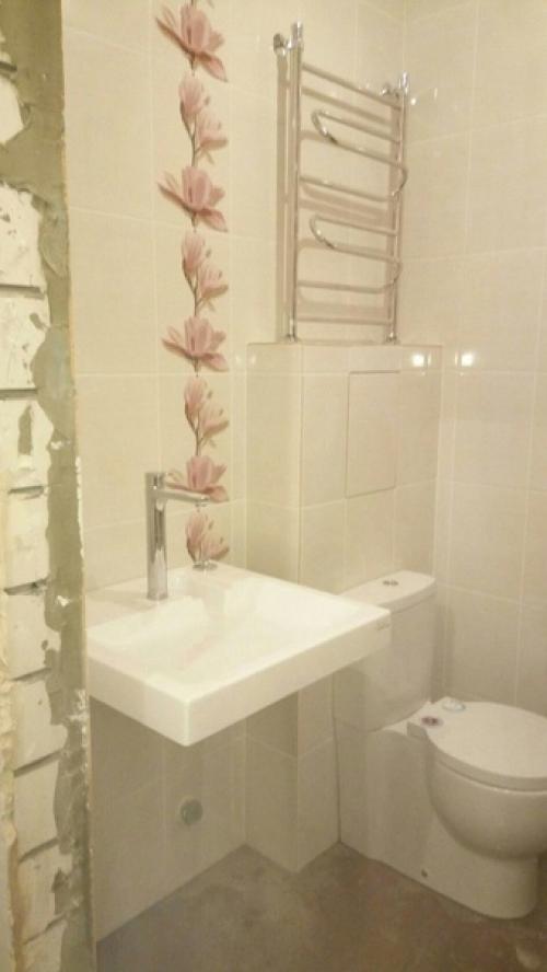 Сделали такой ремонт в санузле. 02