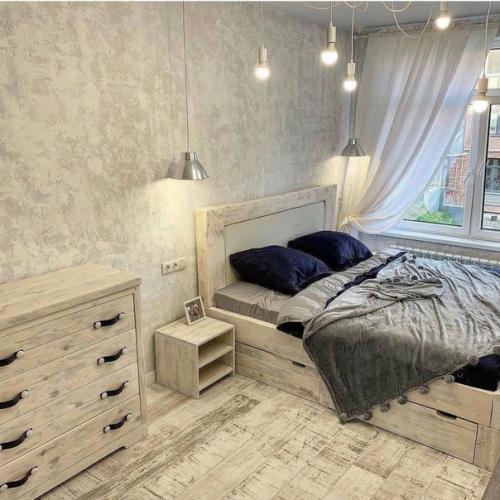 Старались придерживаться стиля лофт, когда делали ремонт.