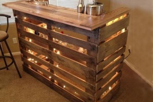 Бюджетные варианты разной мебели из паллет. 01