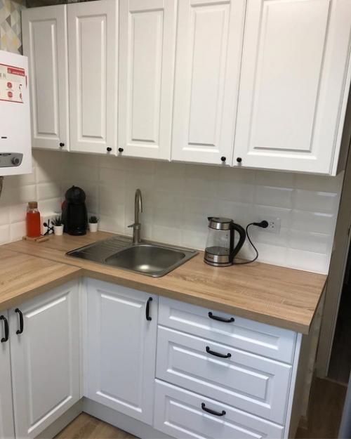 Вот так мы обновили ремонт на кухне, точнее все полностью переделали. 06