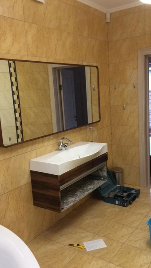 Такой передел ванной комнаты мы в своем доме сделали. 01