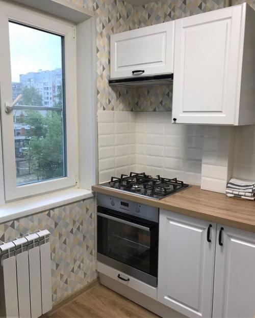 Вот так мы обновили ремонт на кухне, точнее все полностью переделали. 08