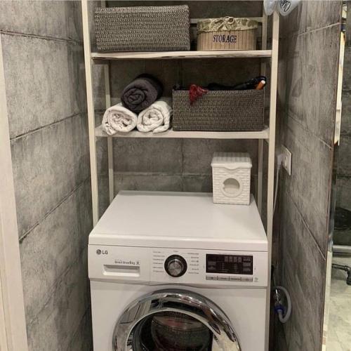 Старались придерживаться стиля лофт, когда делали ремонт. 08