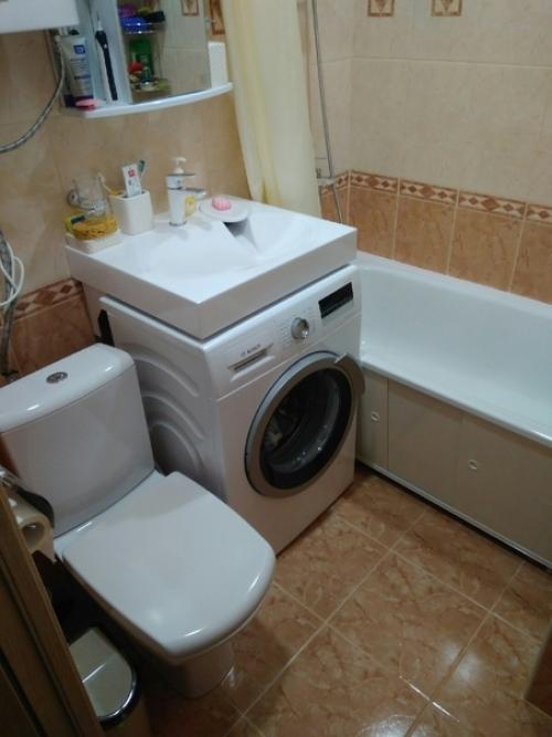 Квартира хрущевка, вот так мы обновили свою ванную комнату. 03