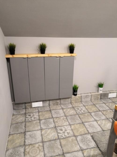 Вот такую ванную комнату мы у себя на чердаке забабахали. 06