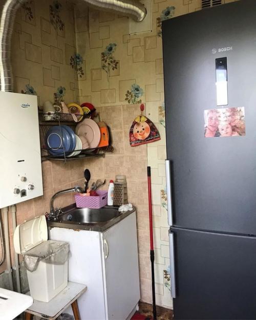 Вот так мы обновили ремонт на кухне, точнее все полностью переделали. 01