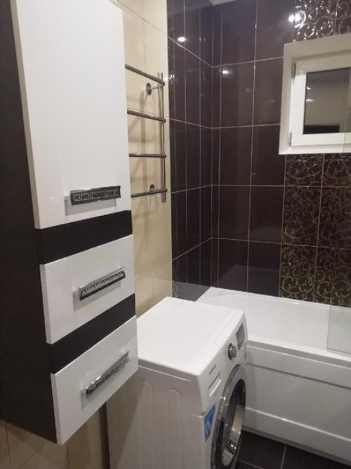 Сделали ремонт в ванной комнате. 02