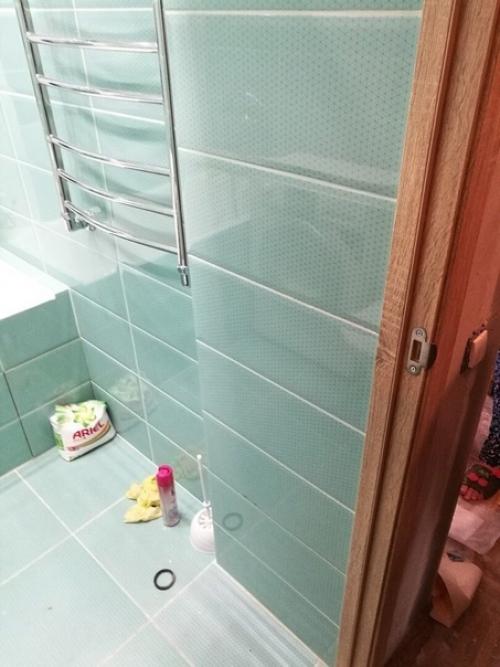 Процесс ремонта в моей ванной комнате. 09