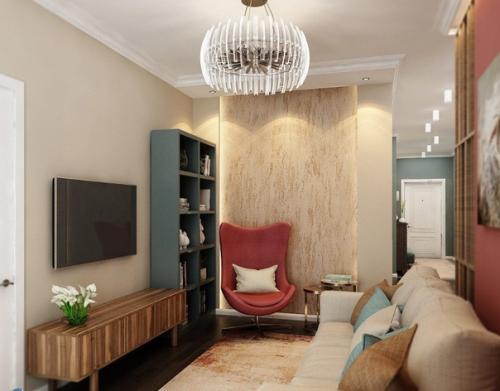 Интерьер однокомнатной квартиры. 03