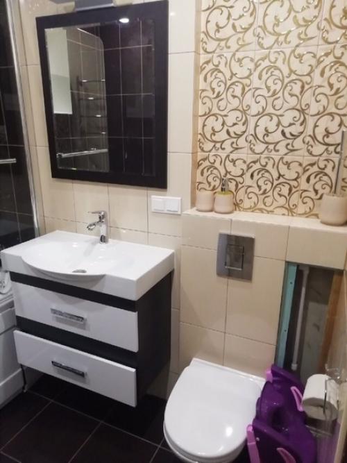 Сделали ремонт в ванной комнате.