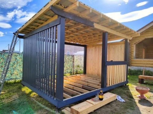 Актуальная беседка для твоей территории. 04