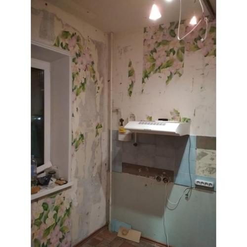 Ремонт на кухне в своей холостяцкой квартирке сделал. 03