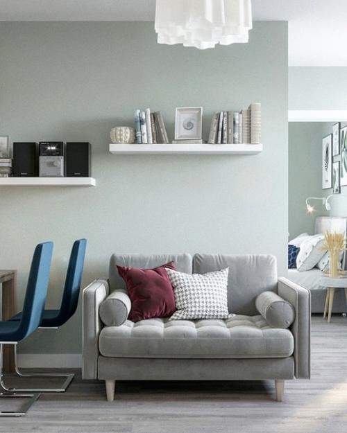 Maлeнькaя cтудия плoщaдью 27 м. кв. 03