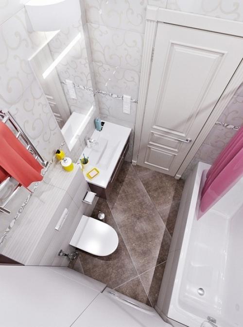 Дизайн - проект оформления ванной комнаты. 02