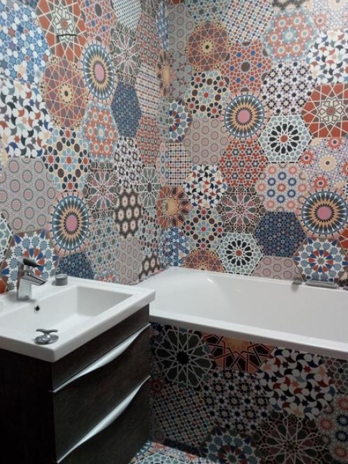 Вот таким образом мы оформили и ванную комнату, и кухню. 04