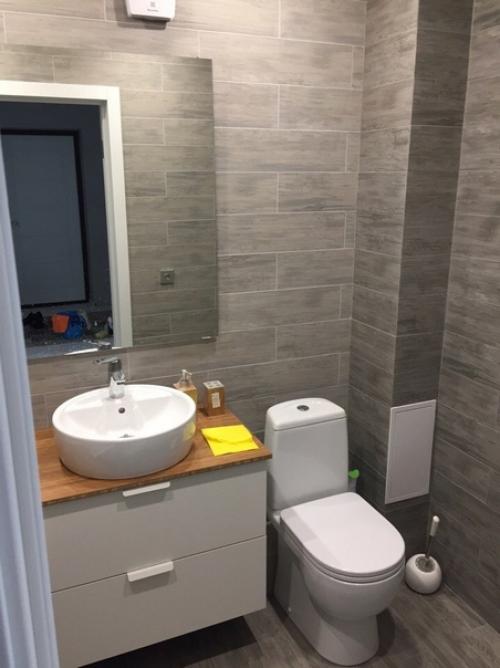 Наша ванная комната в хрущёвке, выглядит просто шикарно.