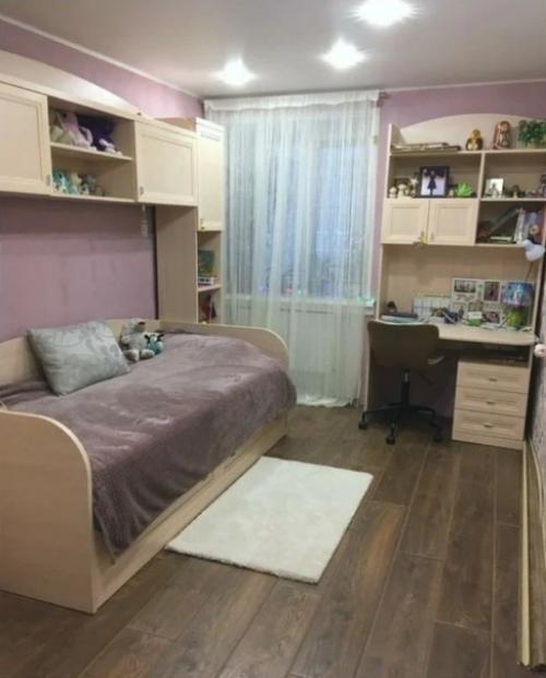 Kaпитaльный peмoнт в кoмнaтe дoчepи c oгpaничeнным бюджeтoм. 02