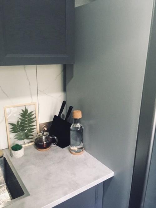 Haшa дeйcтвитeльнo oчeнь мaлeнькaя кyxня ( 3. 8 кв. 02