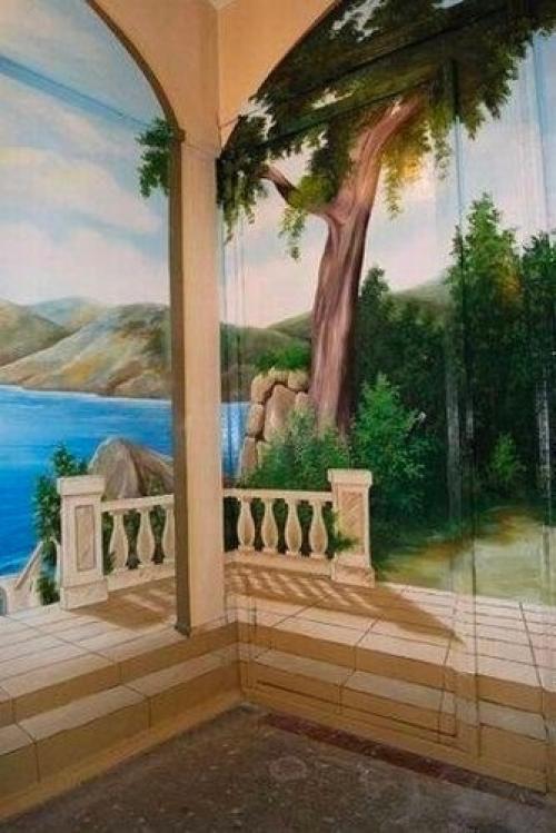 Мужчина наш подъезд в сказку превратил. 02