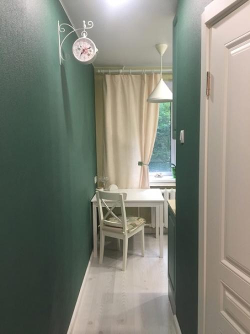 Вот такая кухня, всю мебель и цвет выбирала жена, я только воплощал её идеи. 03