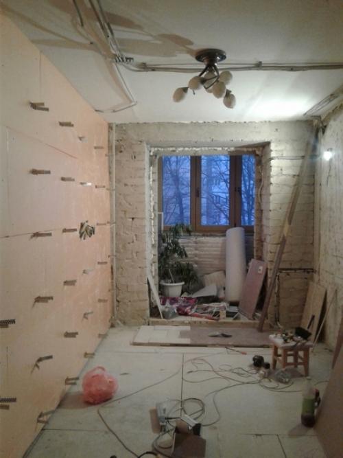 У нас однушка и маленький ребенок.