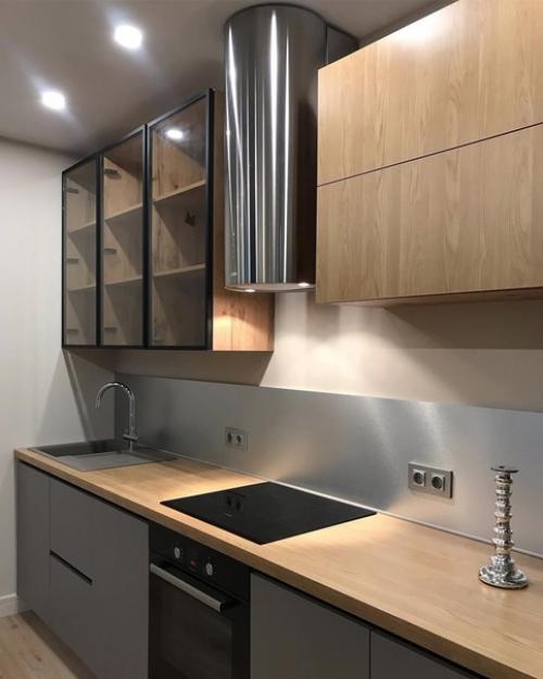 Давно мечтала о современной кухне, муж осуществил эту мечту. 08