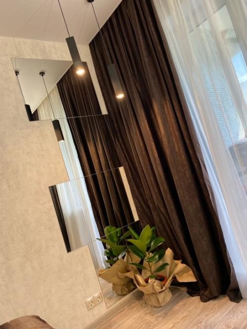 Такая спальня у нас получилась, площадь 15 квадратов. 09