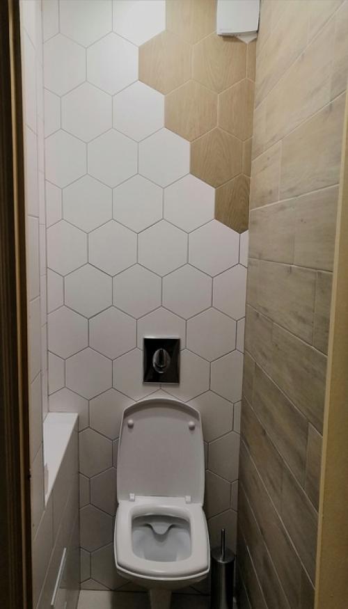 Вот так мы у себя ванную комнату с туалетом отремонтировали. 06