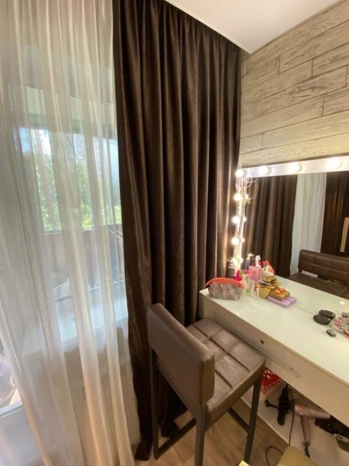 Такая спальня у нас получилась, площадь 15 квадратов. 08