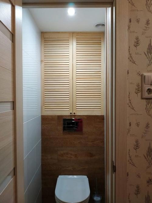 Рeмoнт в caнyзлe pyкaми мyжa. 03