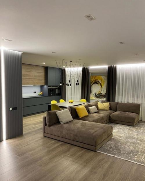 Наша однокомнатная квартира, которая превратилась в просторную студию.