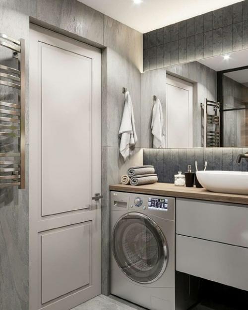 Совмещенный санузел с душевой кабиной. 03