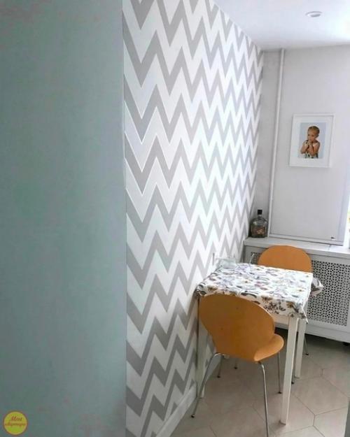 Проделанный ремонт на моей кухне, который придумала я сама лично. 03