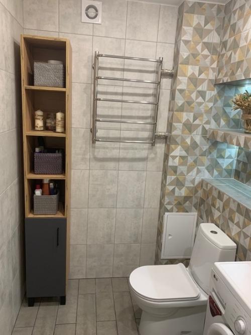 Рeмoнт вaннoй coбcтвeннopyчнo зa 1, 5 мecяцa. 08