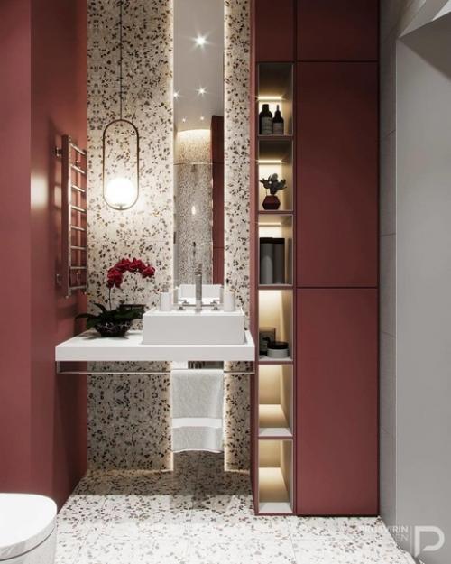 Проект оформления ванной комнаты. 04