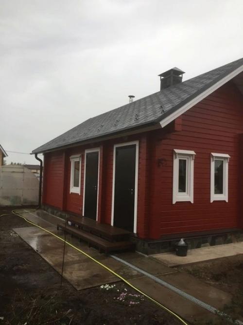 Наконец исполнил свою давнюю мечту, обзавелся баней.