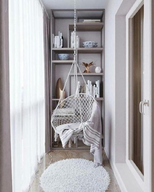 Нынче у людей появилась мода на подвесные кресла, которые устанавливают на балконах и лоджиях.