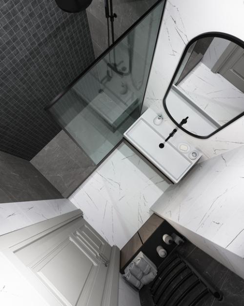 Стильный дизайн ванной комнаты.