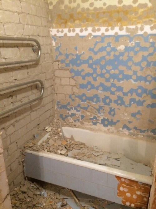 Полный передел моей ванной комнаты. 01