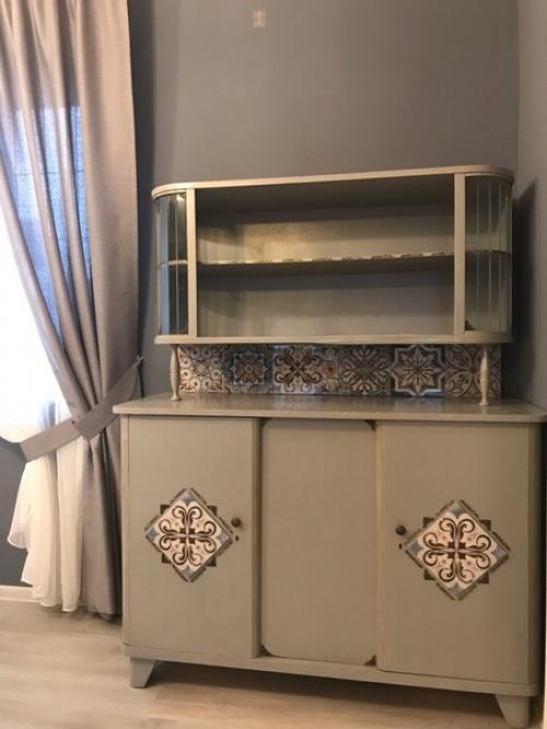 Сделали реставрацию бабушкиного серванта. 03