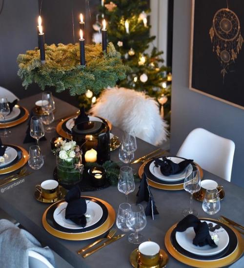 Как чудесно обыграли квартиру в новогоднем стиле. 01