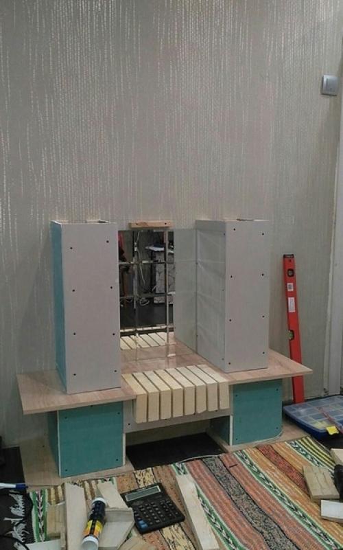 Как сделать декоративный камин дома своими руками. 02