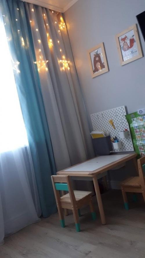 Детскую сделали ещё год назад, вот дошли руки сделать фото и поделиться результатом.