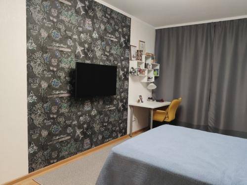 Вот такой интерьер имеет моя квартира площадью 32 квадратных метров.