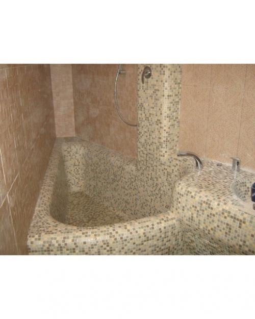 Ремонт в нашей ванной комнате, почему то решили сделать именно так. 06