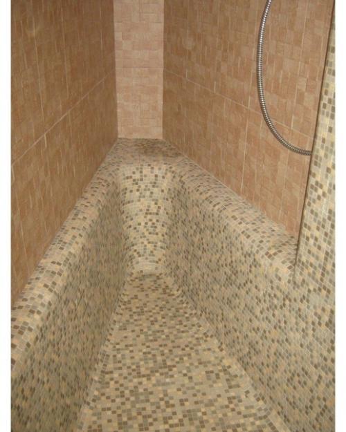 Ремонт в нашей ванной комнате, почему то решили сделать именно так. 02