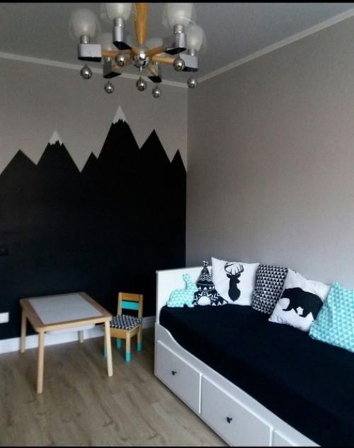 Детскую сделали ещё год назад, вот дошли руки сделать фото и поделиться результатом. 04