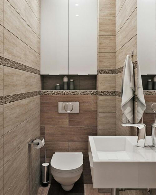 Ванная комната и санузел в одном стиле. 02