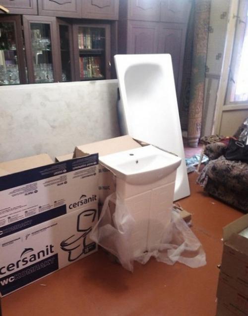 Парень для матери ремонт сделал. 03