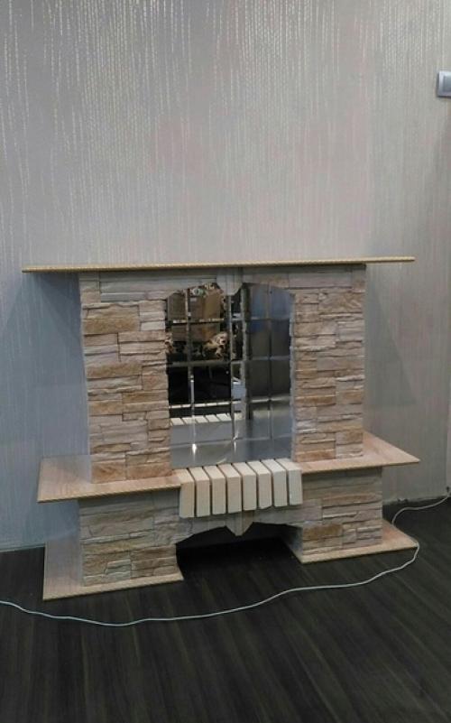 Как сделать декоративный камин дома своими руками. 03